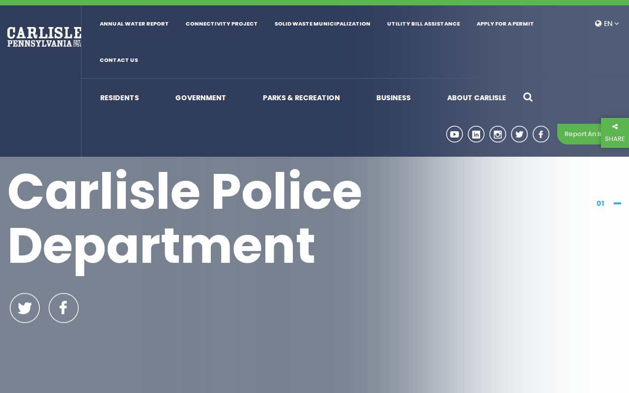 Carlisle criminal records contact at Carlisle Police Department